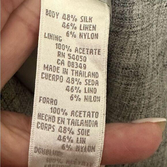 Vintage Jones New York Silk/Linen Blazer - Picture 11 of 16